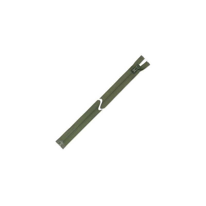 Zamek błyskawiczny 65 cm do kurtki Zielony Oliwka