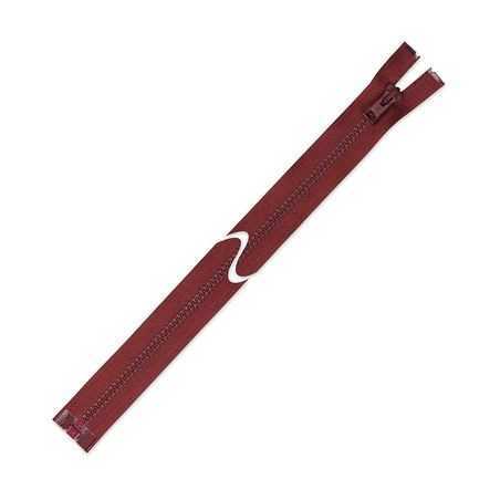 Zamek błyskawiczny 60 cm do kurtki Bordowy