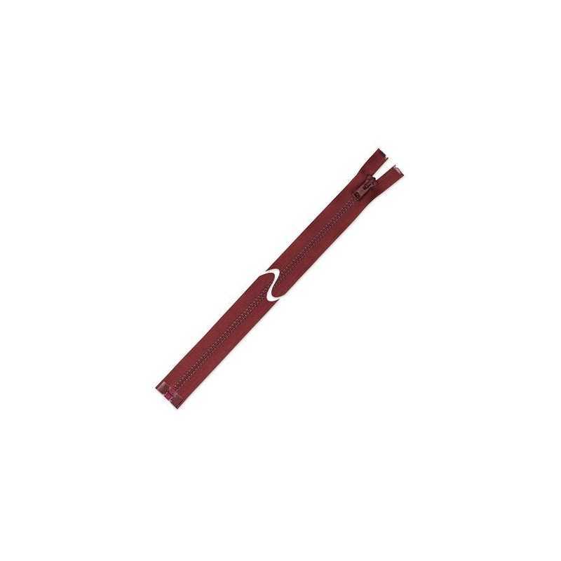 Zamek błyskawiczny 80 cm do kurtki Bordowy
