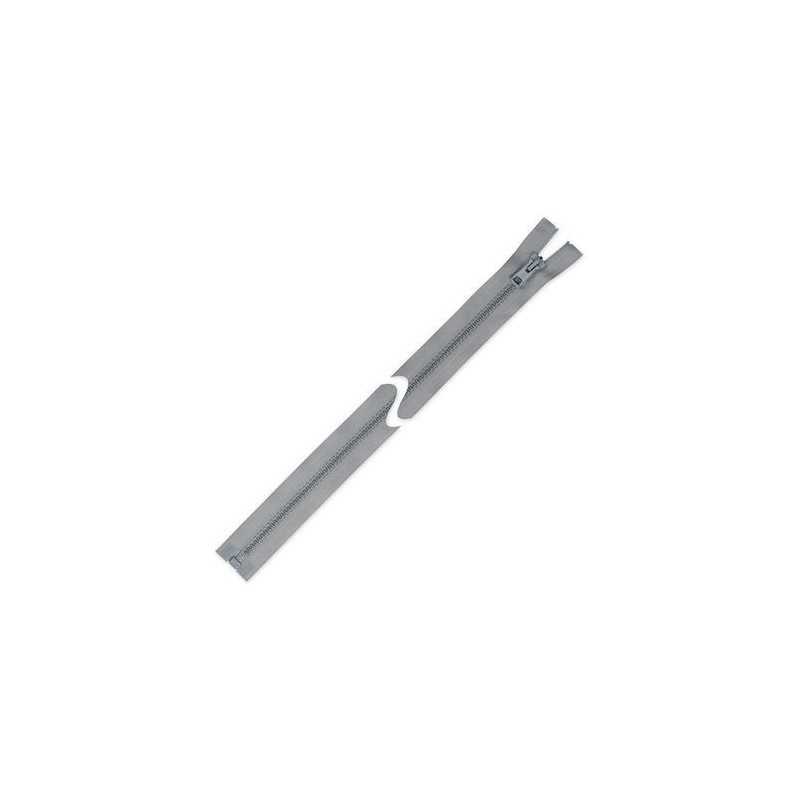 Zamek błyskawiczny 30 cm do kurtki Popielaty