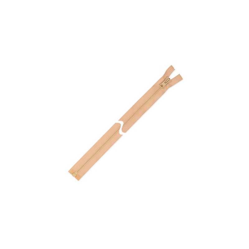 Zamek błyskawiczny 45 cm do kurtki Beżowy