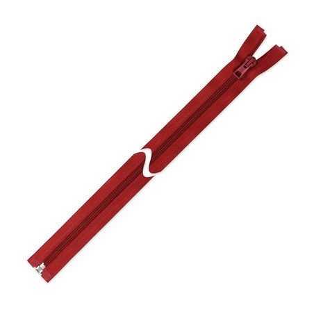 Zamek błyskawiczny 70 cm do kurtki Bordowy