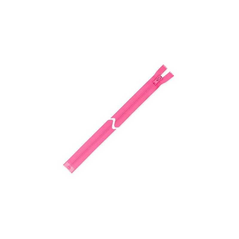 Zamek błyskawiczny 45 cm do kurtki Różowy