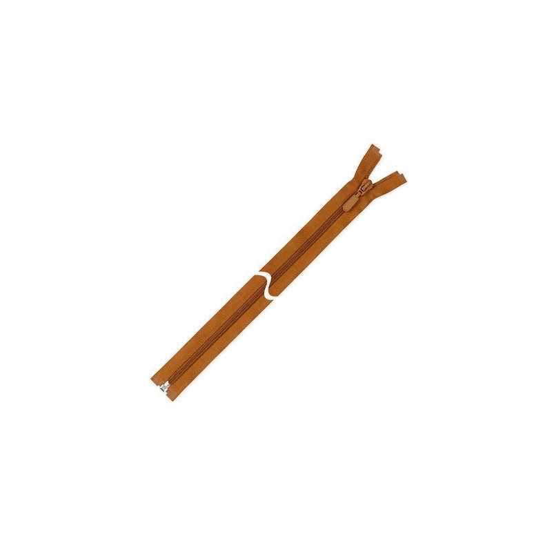 Zamek błyskawiczny 70 cm do kurtki Beżowy