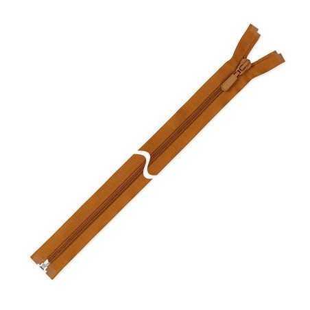 Zamek błyskawiczny 75 cm do kurtki Beżowy
