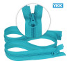 Zamek błyskawiczny 80 cm spiralny 5 mm do kurtki zimowej morski Ykk