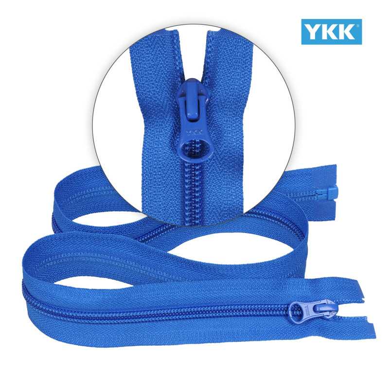 Zamek błyskawiczny 70 cm spiralny 5 mm do kurtki zimowej niebieski Ykk