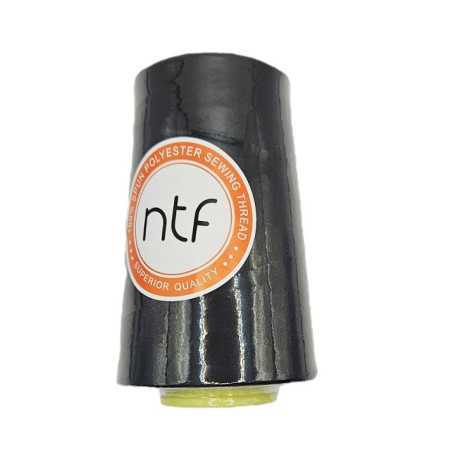 Nici poliestrowe do overlocka NTF 5000 yd / 4023 m czarne 12 szt.