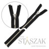Zamek błyskawiczny 90 cm metalowy srebrny