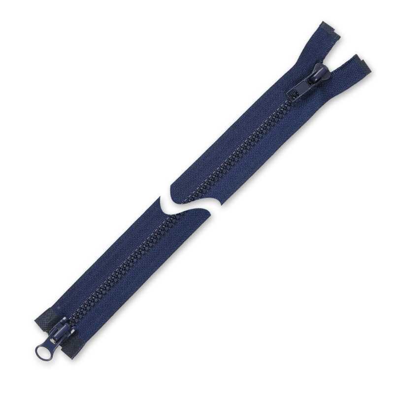 Zamek błyskawiczny kostkowy granatowy 90 cm