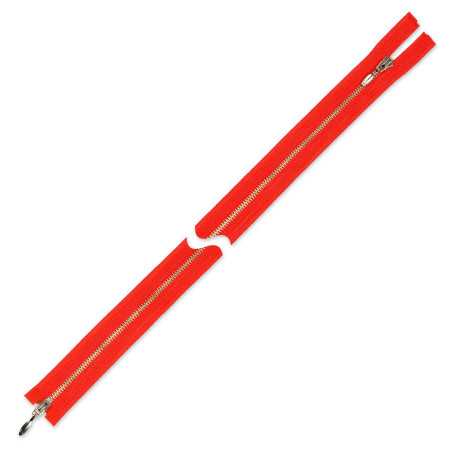 Zamek błyskawiczny 70 cm metalowy dwusuwakowy złoty srebrny lub ciemny srebrny