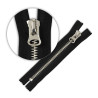 Zamek błyskawiczny 16 cm metalowy gruby Srebrny