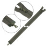 Zamek błyskawiczny 110 cm kostkowy dwusuwakowy Zielony - Khaki