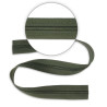 Taśma zamkowa 6,4 mm z suwakiem Zielony Khaki 1 mb