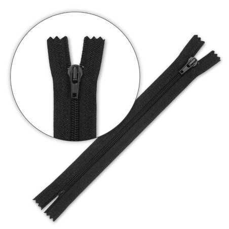 Zamek błyskawiczny 20 cm spiralny cienki nierodzielczy (wszystkie kolory)