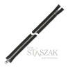 Zamek błyskawiczny 85 cm metalowy gruby srebrny