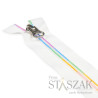 Zamek błyskawiczny 65 cm spiralny YKK tęcza