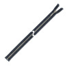 Zamek błyskawiczny 65 cm metalowy granatowy srebrny