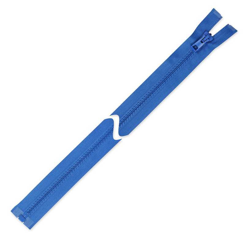 Zamek błyskawiczny 45 cm do kurtki Niebieski