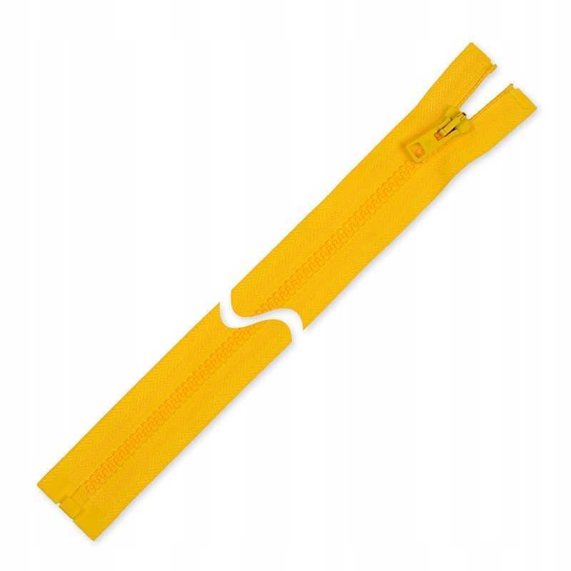 Zamek błyskawiczny 65 cm do kurtki Żółty