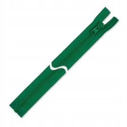 Zamek błyskawiczny 65 cm do kurtki Zielony